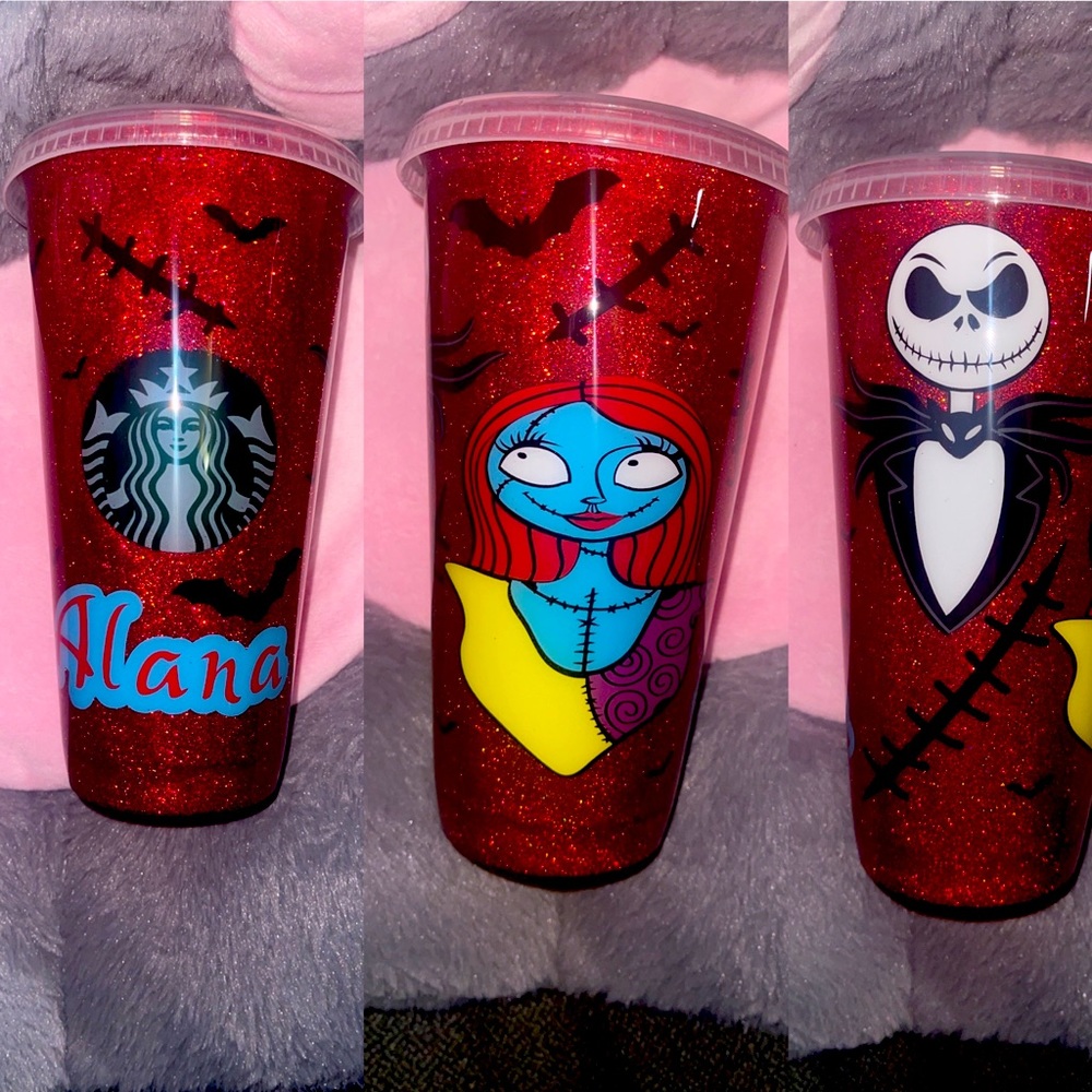 Nightmare before Christmas custom cup